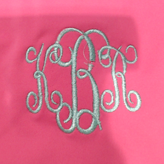 BLOOPER KIDS: Monogrammed Girls Scallop Dress