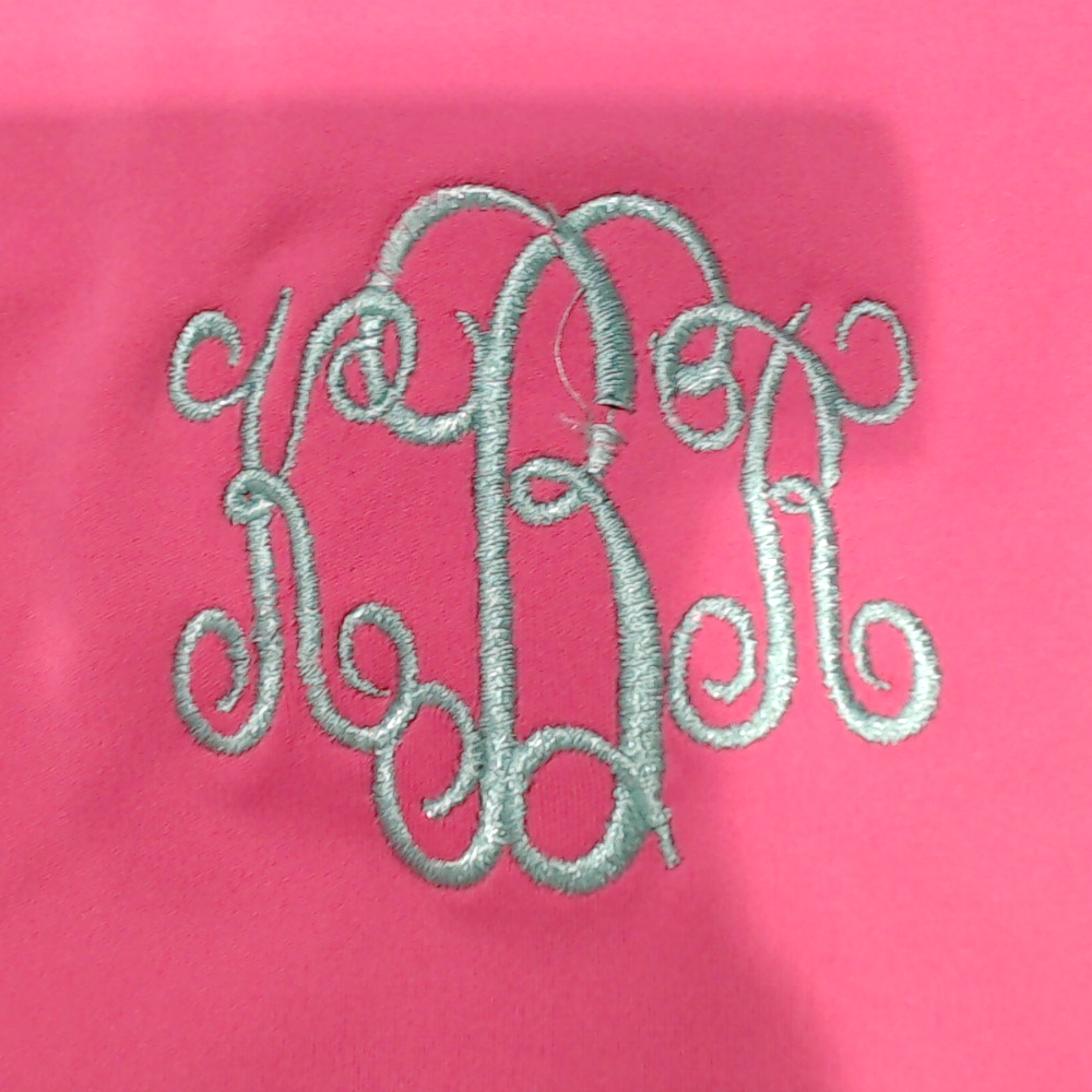 BLOOPER KIDS: Monogrammed Girls Scallop Dress