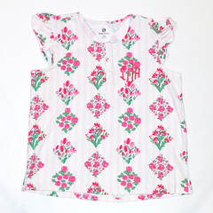 BLOOPER CLOTHING: Monogrammed Ruffle Top