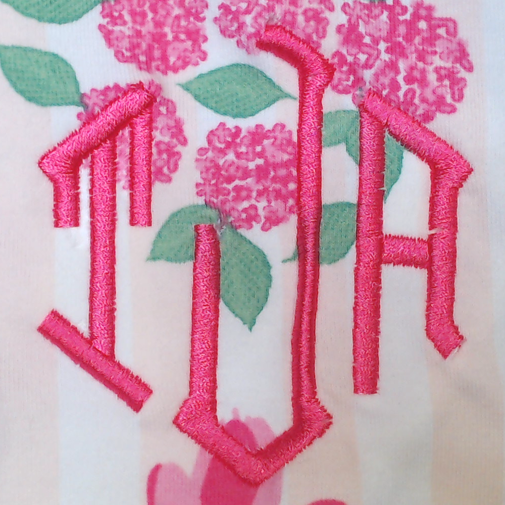 BLOOPER CLOTHING: Monogrammed Ruffle Top