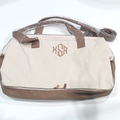 BLOOPER BAG: Monogrammed Canvas Weekender