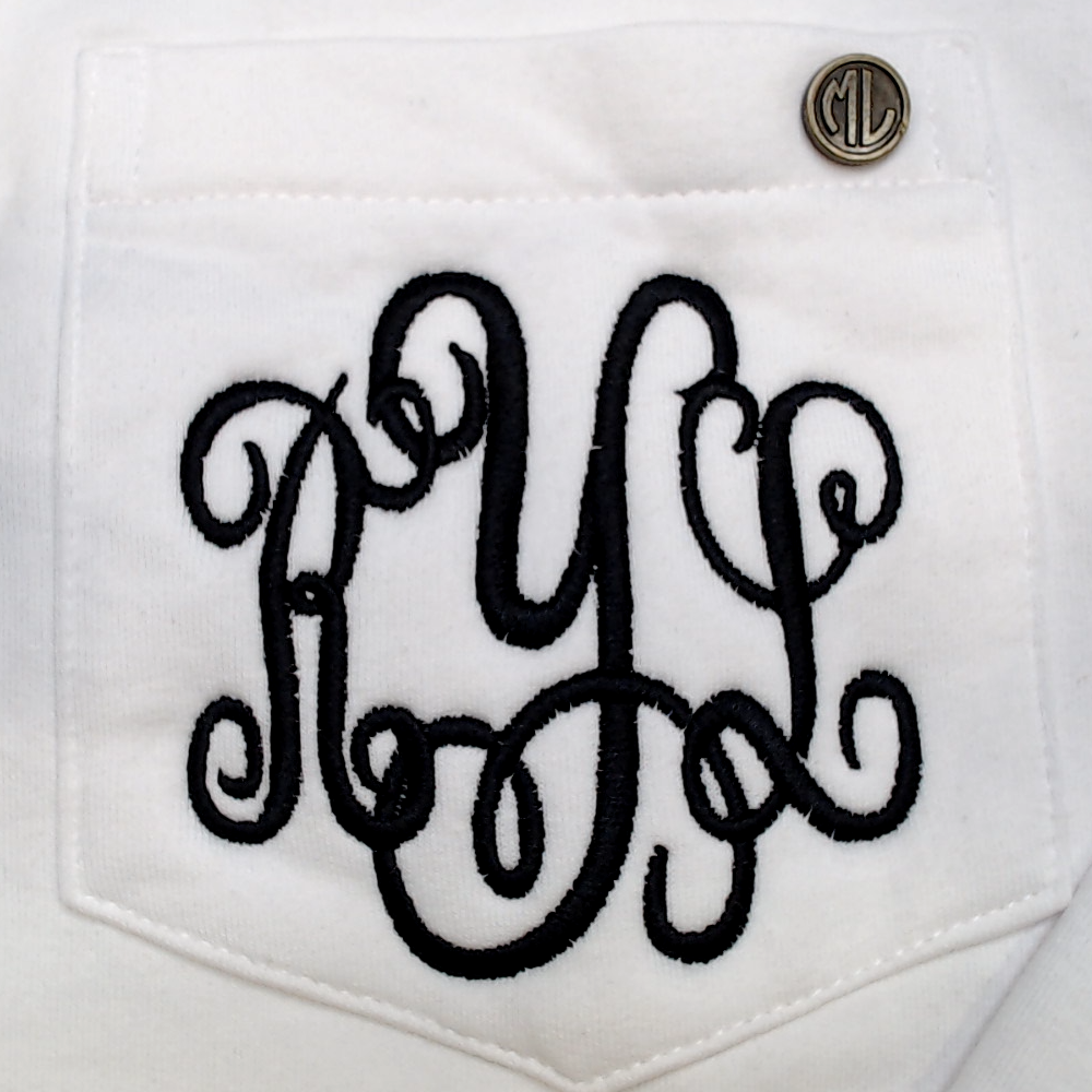 BLOOPER CLOTHING: Monogrammed Crewneck Sweatshirt