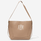 Monogrammed Bucket Bag | Taupe