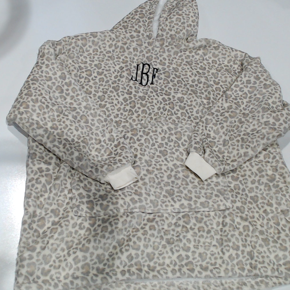 BLOOPER CLOTHING: Monogrammed Blanket Hoodie