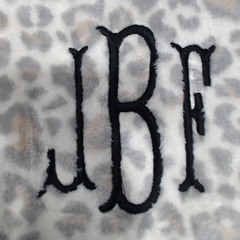 BLOOPER CLOTHING: Monogrammed Blanket Hoodie