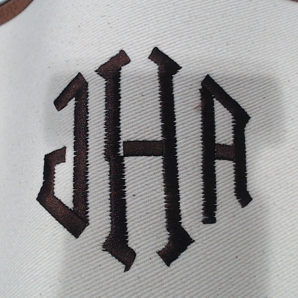 BLOOPER BAG: Monogrammed Vintage Weekender
