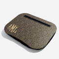 Monogrammed Lap Desk in Leopard