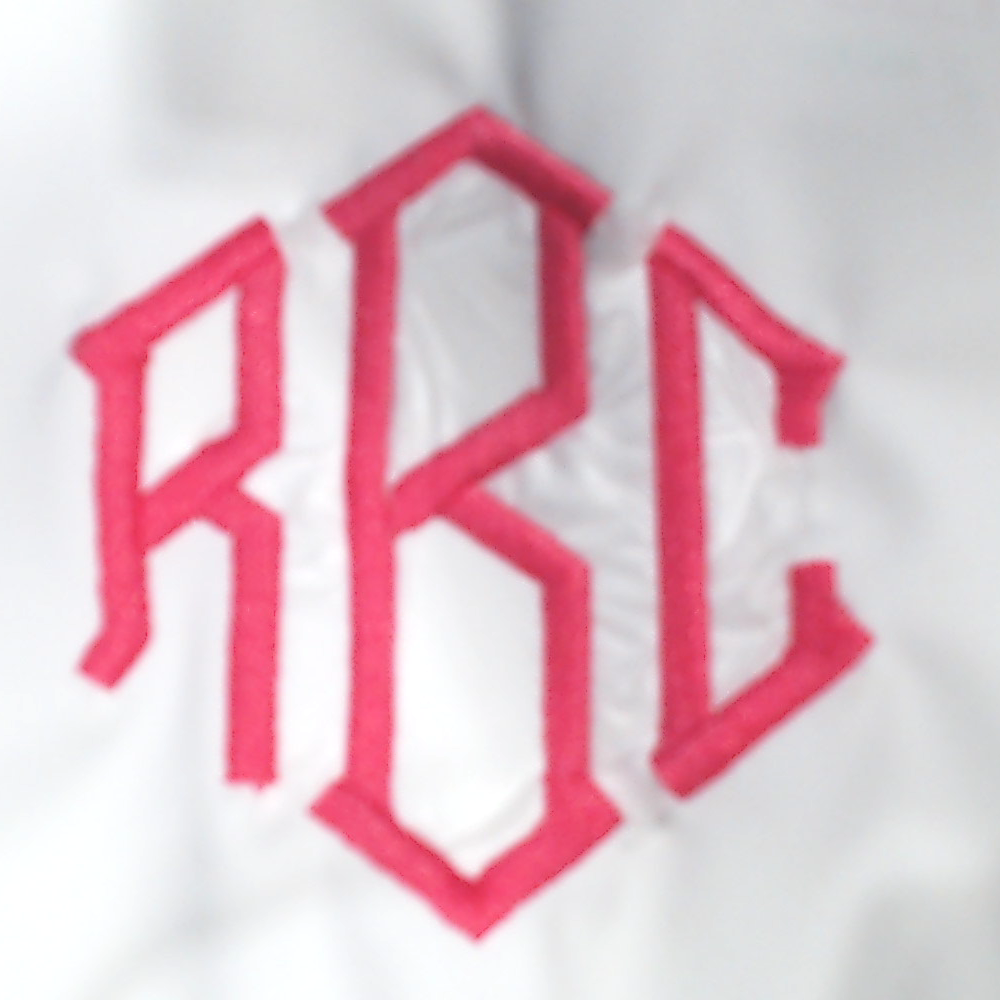 BLOOPER KIDS: Monogrammed Girls Scalloped Cover Up
