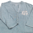 BLOOPER CLOTHING: Monogrammed Henley
