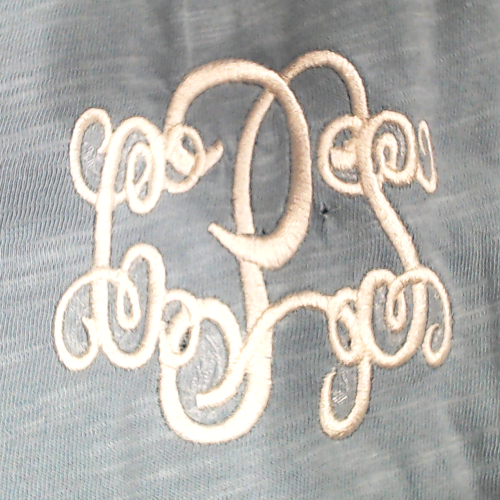 BLOOPER CLOTHING: Monogrammed Henley