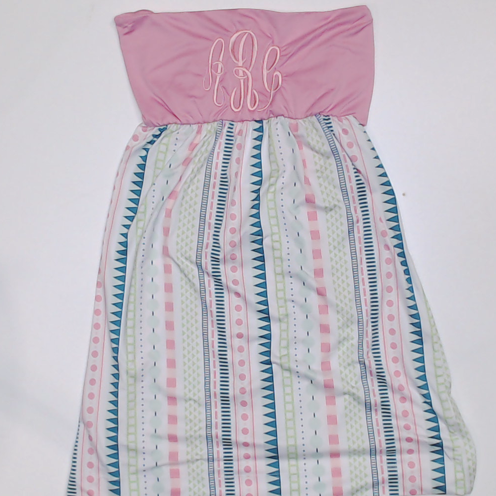 BLOOPER SWIM: Monogrammed Beach Cover Up