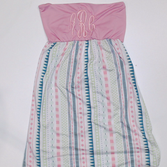 BLOOPER SWIM: Monogrammed Beach Cover Up