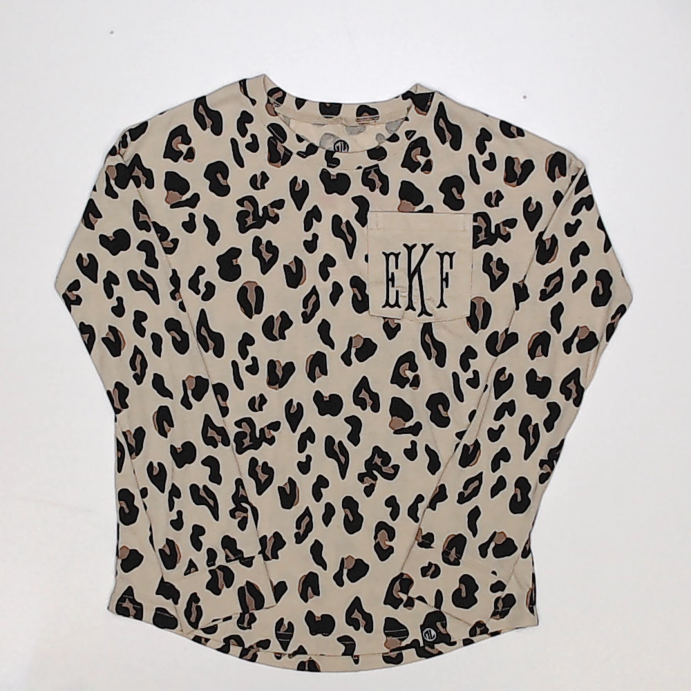 BLOOPER KIDS: Monogrammed Kids Long Sleeve Shirt