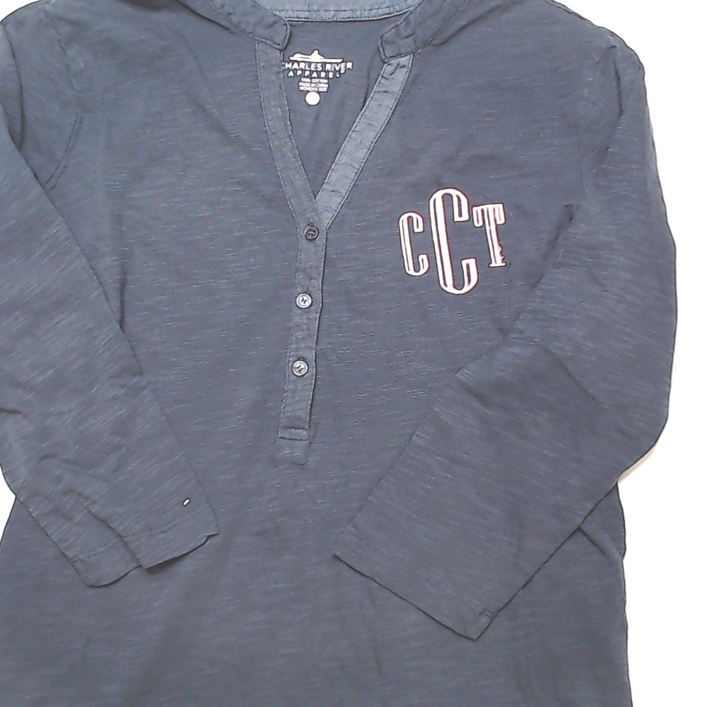 BLOOPER CLOTHING: Monogrammed Henley