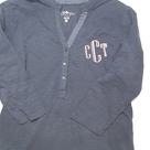 BLOOPER CLOTHING: Monogrammed Henley