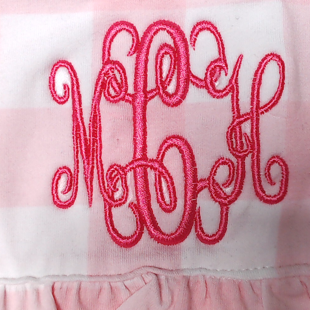 BLOOPER KIDS: Monogrammed Baby Soft Jersey Bubble