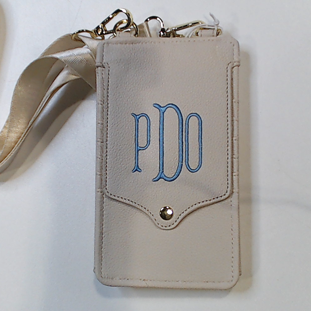 BLOOPER BAG: Monogrammed Phone Crossbody