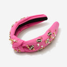 Football Headband | Hot Pink