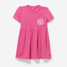 Monogrammed Kids T-Shirt Dress | Hot Pink