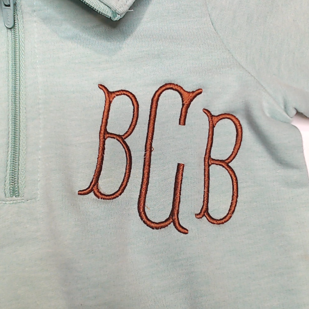 BLOOPER KIDS: Monogrammed Kids Pullover Sweatshirt