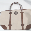 BLOOPER BAG: Monogrammed Vintage Weekender