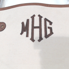 BLOOPER BAG: Monogrammed Vintage Weekender