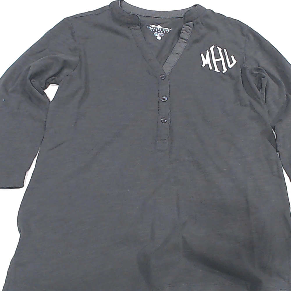 BLOOPER CLOTHING: Monogrammed Henley