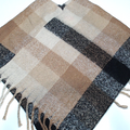 BLOOPER CLOTHING: Monogrammed Plaid Poncho