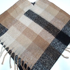BLOOPER CLOTHING: Monogrammed Plaid Poncho