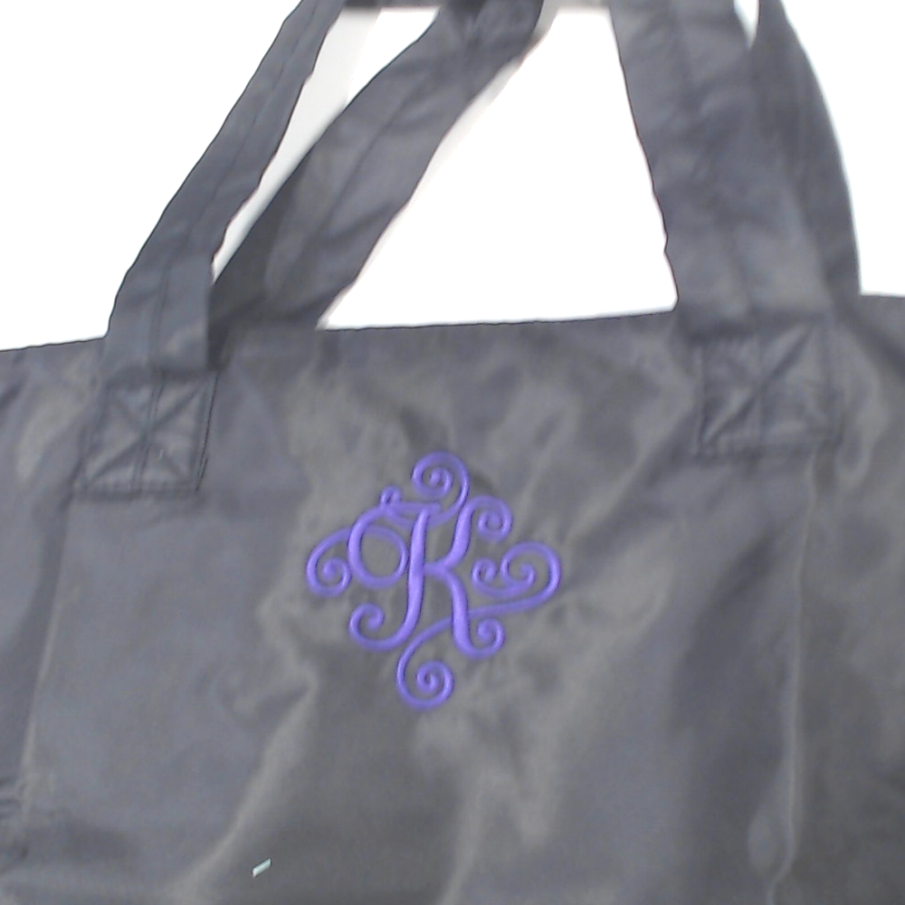 BLOOPER BAG: Monogrammed Packable Weekend Duffel Bag