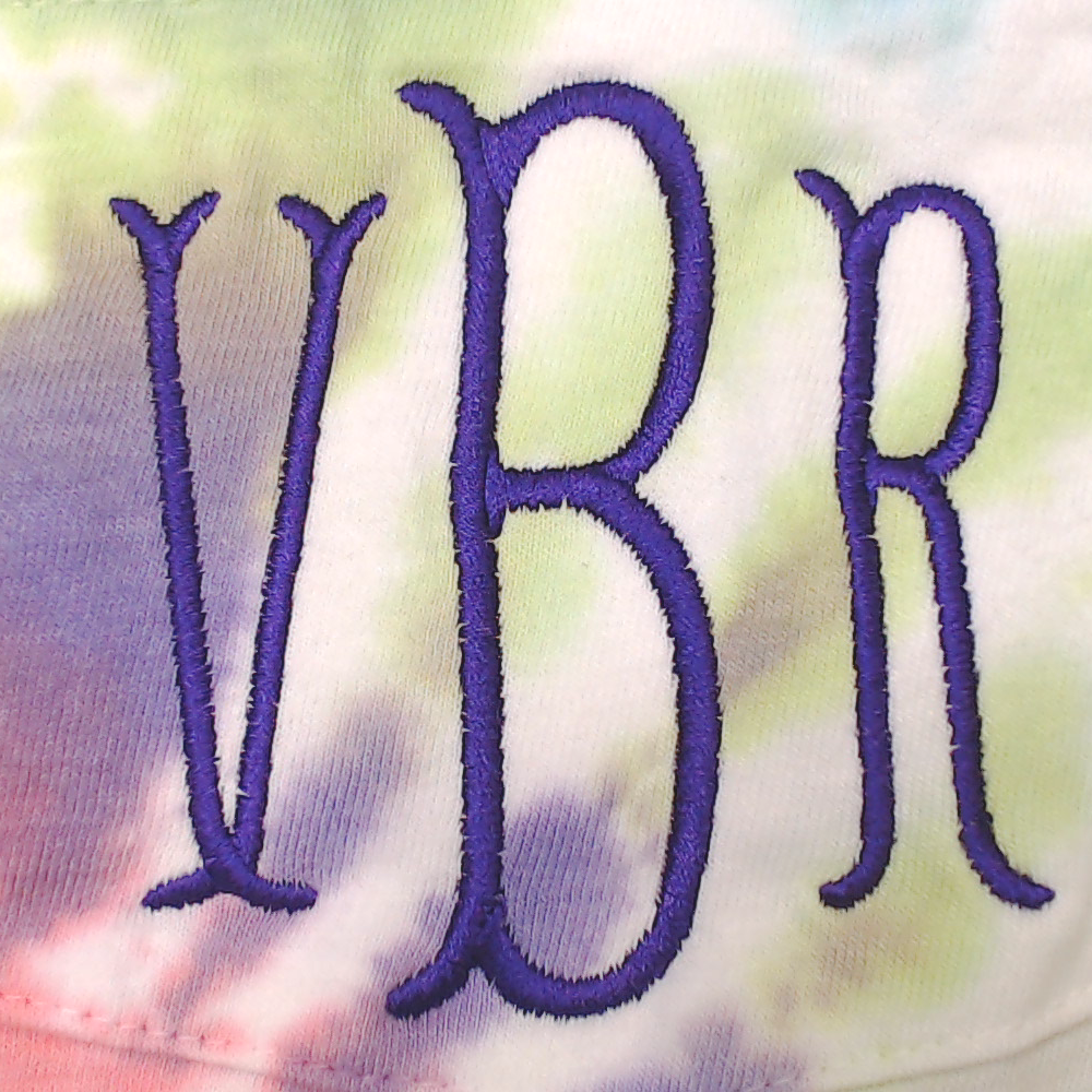 BLOOPER CLOTHING: Monogrammed Tie Dye T-Shirt