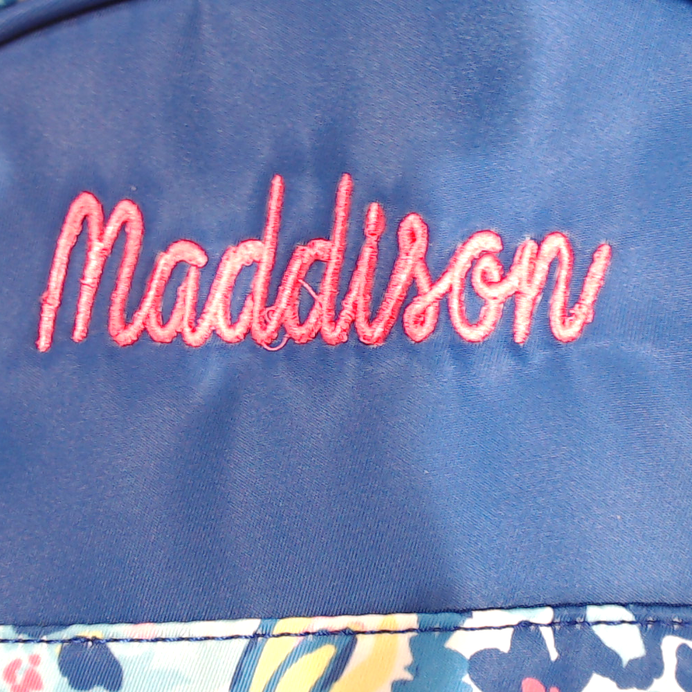 BLOOPER BAG: Monogrammed Backpack