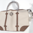 BLOOPER BAG: Monogrammed Vintage Weekender
