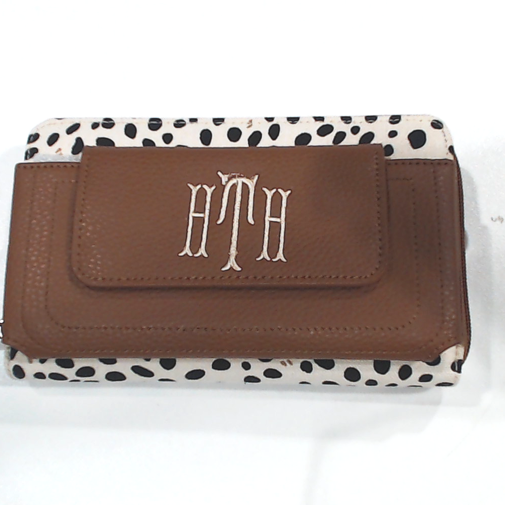 BLOOPER ACCESSORY: Monogrammed Phone Wallet Wristlet