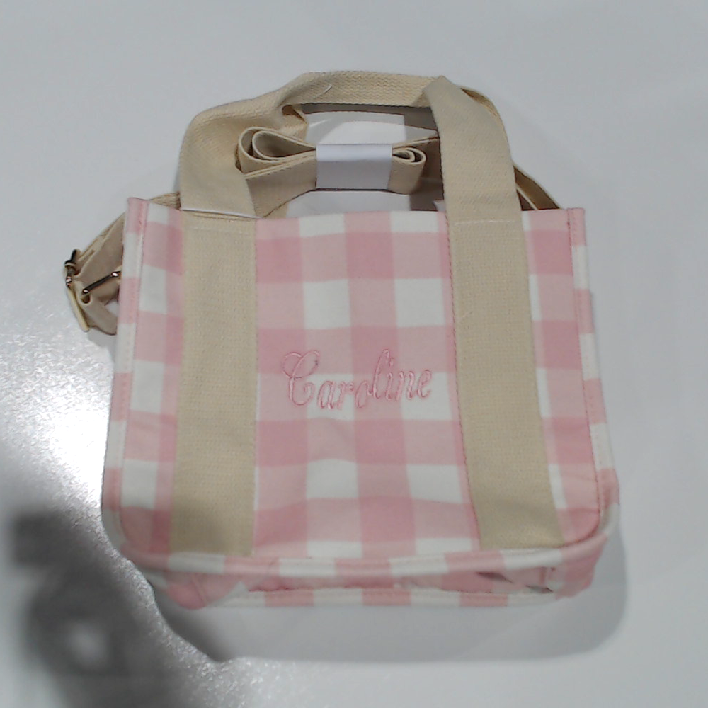 BLOOPER KIDS: Monogrammed Girls Tote Bag