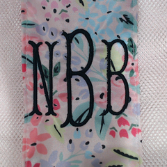 BLOOPER BAG: Monogrammed Shower Bag