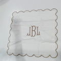 BLOOPER ACCESSORY: Monogrammed Scalloped Pillow Sham