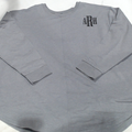 BLOOPER CLOTHING: Monogrammed Open Back Sweatshirt