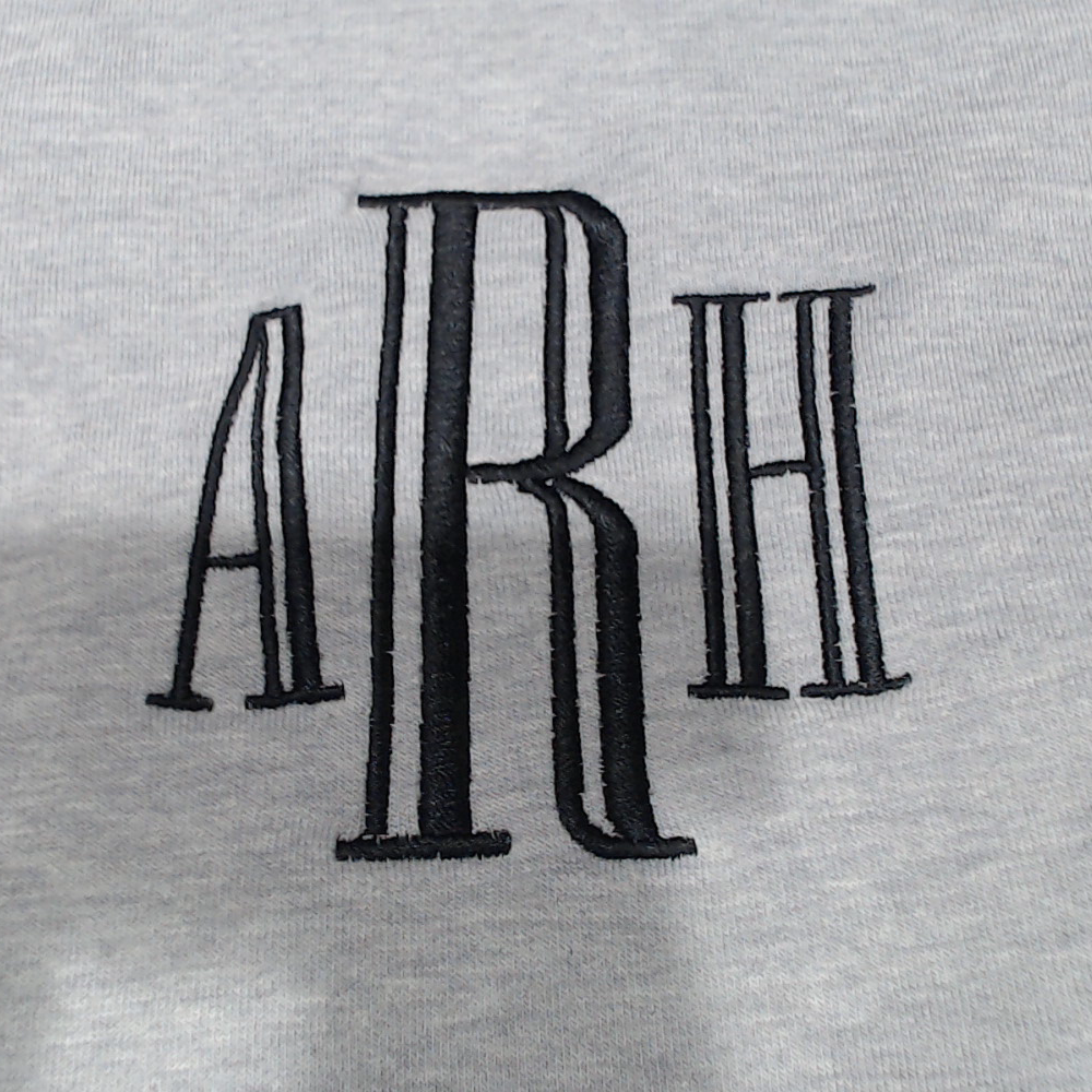 BLOOPER CLOTHING: Monogrammed Open Back Sweatshirt