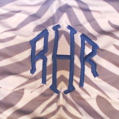 BLOOPER SWIM: Monogrammed One Piece Bathing  Suit