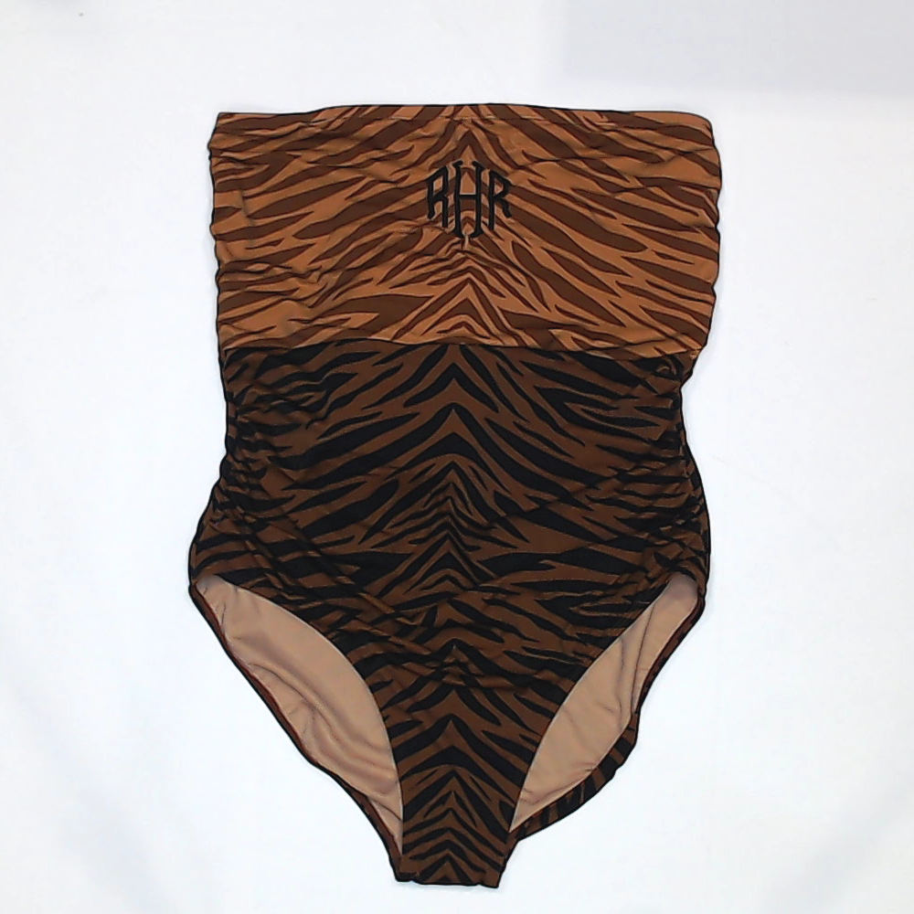 BLOOPER SWIM: Monogrammed One Piece Bathing  Suit