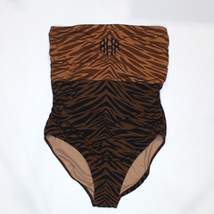 BLOOPER SWIM: Monogrammed One Piece Bathing  Suit