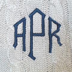 BLOOPER CLOTHING: Monogrammed Sweater Vest