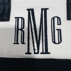 BLOOPER BAG: Monogrammed Upscale Weekender