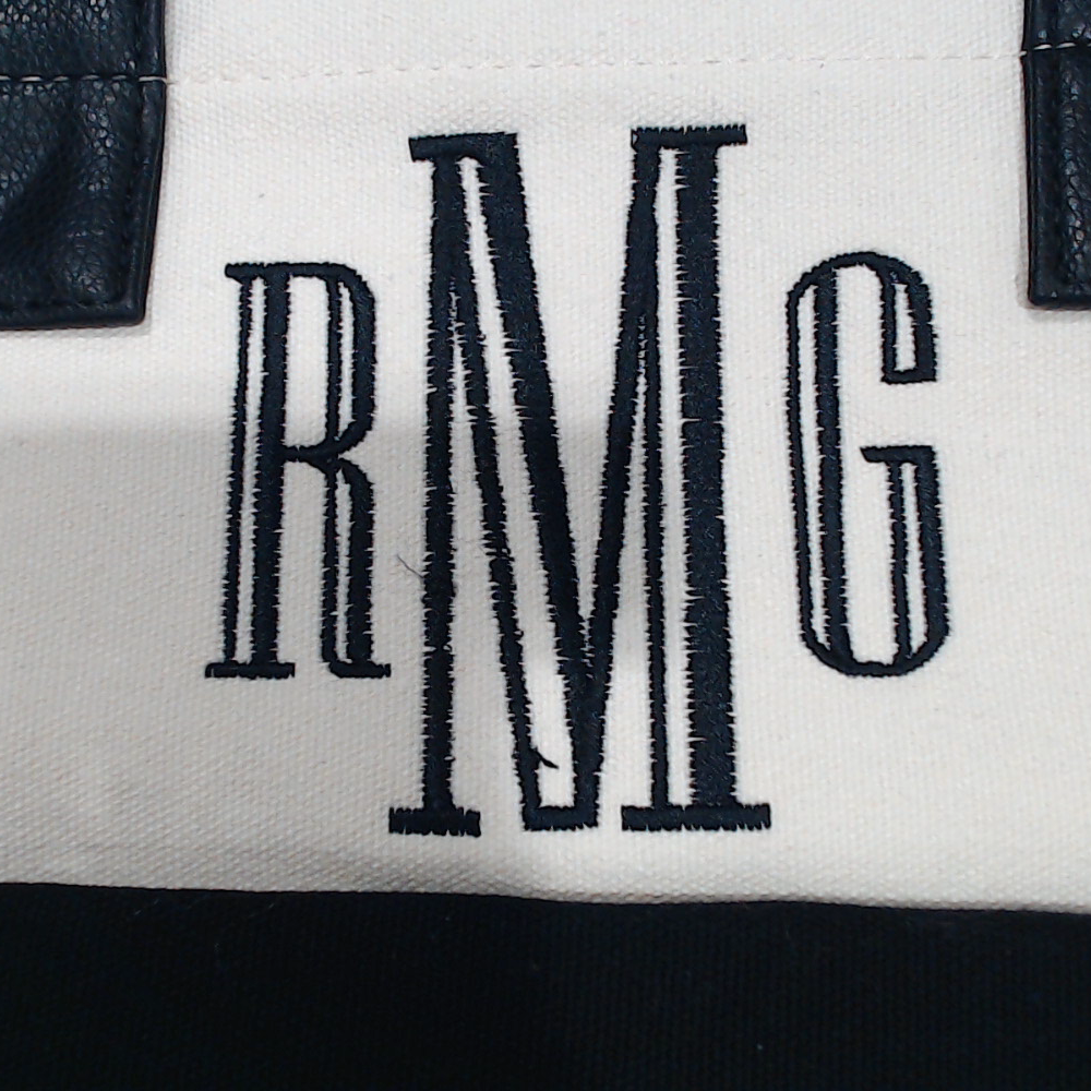 BLOOPER BAG: Monogrammed Upscale Weekender