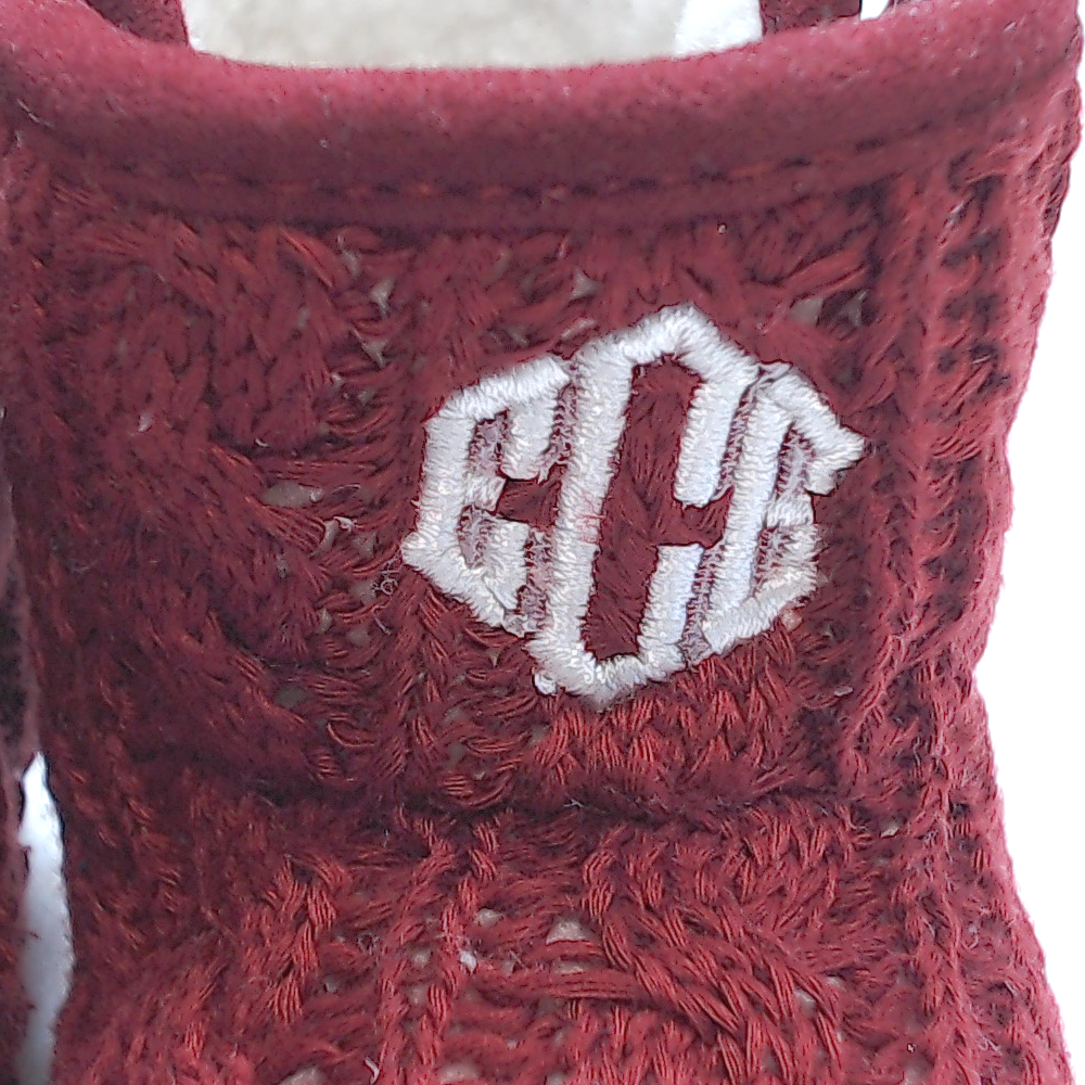 BLOOPER KIDS: Monogrammed Baby Booties