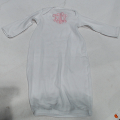 BLOOPER KIDS: Monogrammed Baby Layette Gown