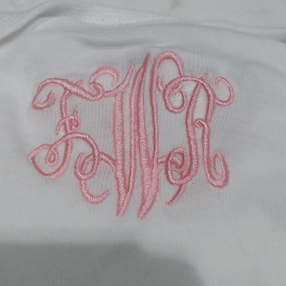 BLOOPER KIDS: Monogrammed Baby Layette Gown