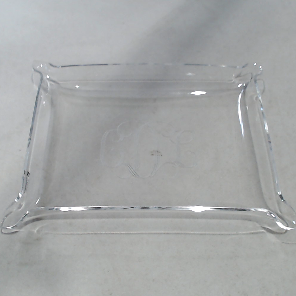 BLOOPER ACCESSORY: Monogrammed Small Acrylic Tray