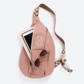 Monogrammed Sling Pack in Blush